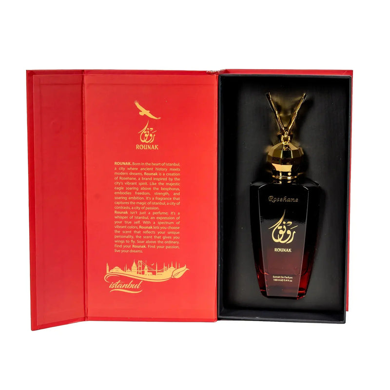 Extract de Parfum Rounak Red, Femei, 160 ml, Floral-Fructat - 3