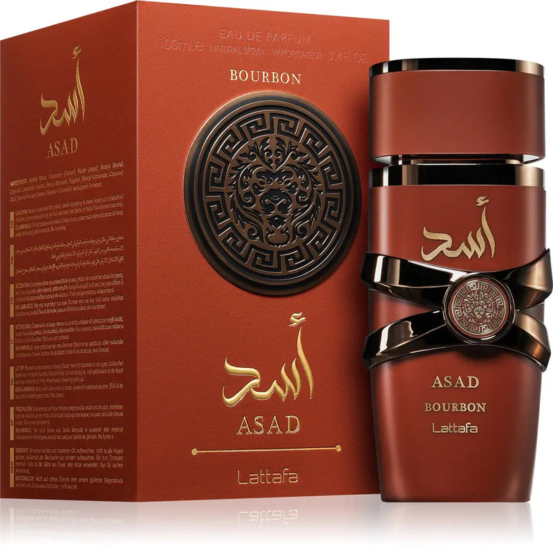 Asad Bourbon Lattafa Apa de Parfum , Barbati - 100ml - 2