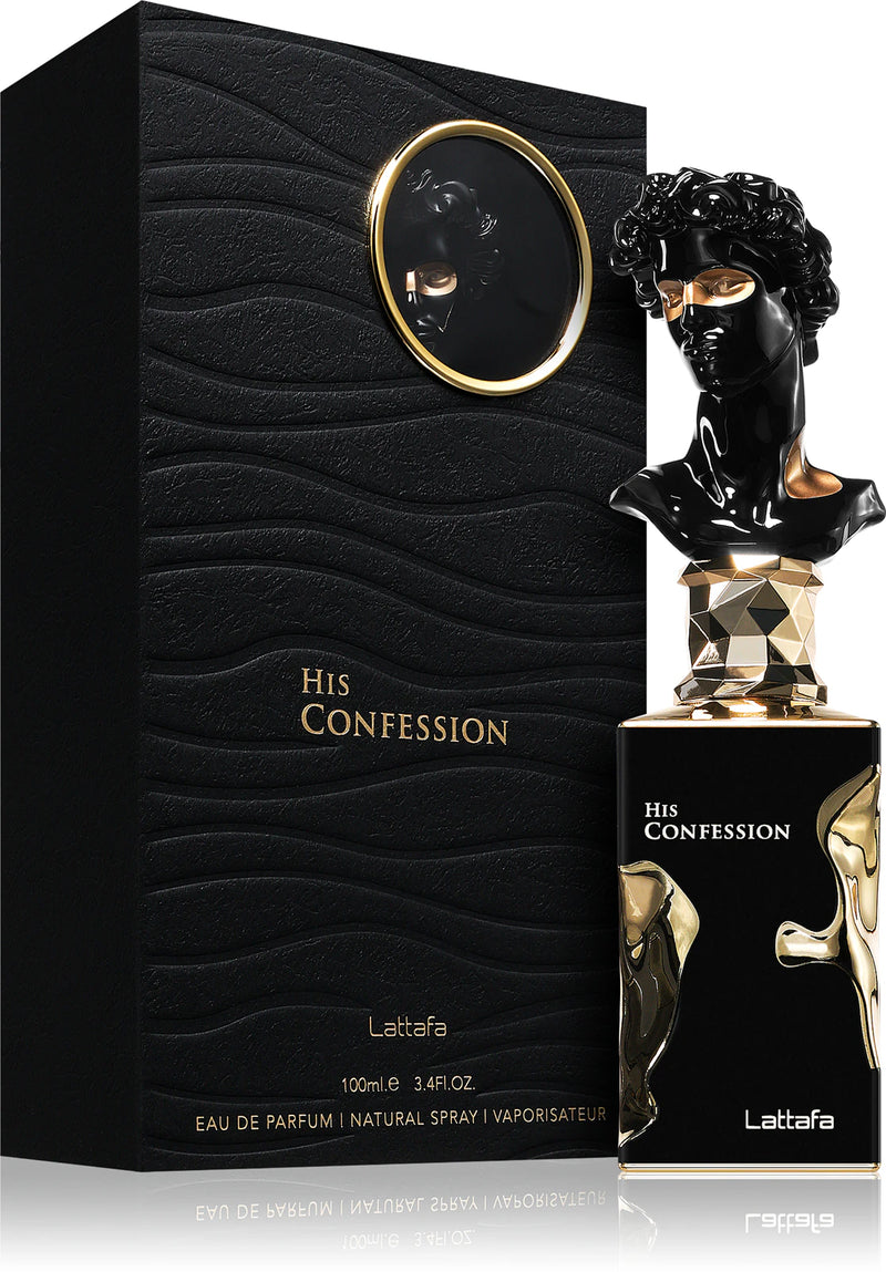His Confession Lattafa-apa de parfum 100 ml bărbați - 3