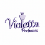 Violetta Perfumes Logo cu flacon